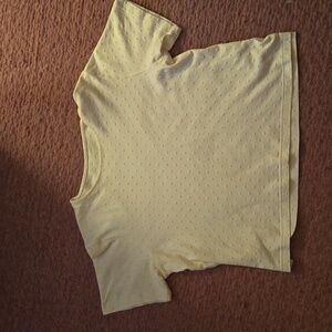 J Brand Cream Short Sleeve Tee